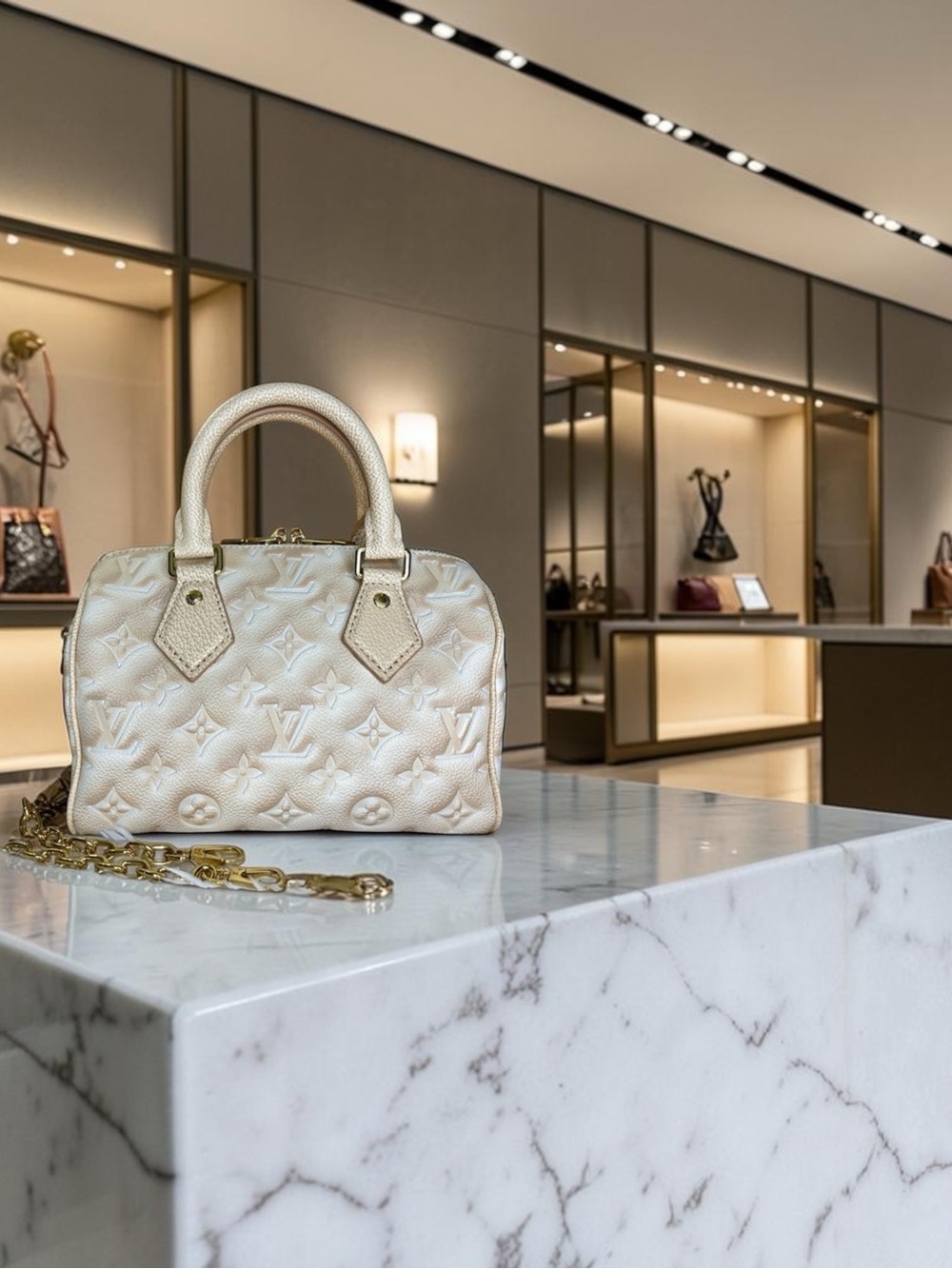 Louis Vuitton Empreinte monogram Stardust Speedy Bandouliere 20 top handle xbody - Picture 12 of 15